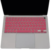 MacBook Air 13 inç klavye koruyucu Arapça baskılı UK Enter uyumlu M1 A2337 A2179 silikon thumbnail 4