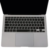 MacBook Air 13 inç klavye koruyucu Arapça baskılı UK Enter uyumlu M1 A2337 A2179 silikon thumbnail 3
