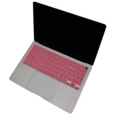 MacBook Air 13 inç klavye koruyucu Arapça baskılı UK Enter uyumlu M1 A2337 A2179 silikon - 11