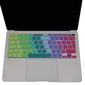 Arapça Klavye Macbook Air M1 13 inç Kılıf (TouchID'li Air) A2337 A2179 UK Enter ile Uyumlu Dazzle - 3