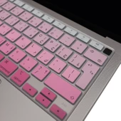 Arapça Klavye Koruyucu Macbook Air M1 13inç (TouchID'li Air) A2337 A2179 UK Enter ile Uyumlu Gradient - 4