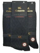 Mia Calzente 3 Adet Lambswool - Yün Erkek Çorap - 1