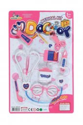 Oyuncak Doktor Seti (Pembe) 10 Parça - 1