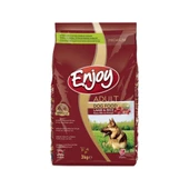 Enjoy Adult Kuzu Etli  ve Pirinçli Köpek Maması 3 Kg - 1