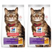 Hills Feline Sensitive Skin Tavuklu Yetişkin Kuru Kedi Maması 1,5 Kg 2 Adet - 1