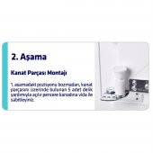 Arwin Sağ Açılım Pencere için Kademeli Havalandırma Mekanizması - 6