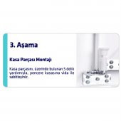 Arwin Sağ Açılım Pencere için Kademeli Havalandırma Mekanizması - 7