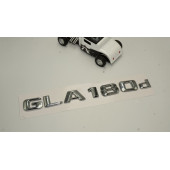 Benz GLA 180d Bagaj Krom Metal 3M 3D Yazı Logo thumbnail 2