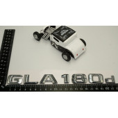 Benz GLA 180d Bagaj Krom Metal 3M 3D Yazı Logo thumbnail 5