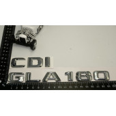 Benz GLA 180 CDi Bagaj Krom Metal 3M 3D Yazı Logo thumbnail 5