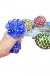 1 Adet Squishy Ball Beyincik Stres Topu Sukuşi Fileli Baloncuklu Stres Topu - 1