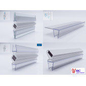 Duşakabin Mıknatıslı Fitil ve 2 Adet Suluk Fitili Cam 5mm 6mm 180 cm Oval Köşe Düz Uyumlu - 1