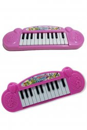 22 Tuşlu Çocuk Müzik Oyuncak Org Piyano pembe - 1