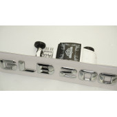Benz GLB 200 Bagaj Krom Metal 3M 3D Yazı Logo - 4