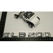 Benz GLB 200 Bagaj Krom Metal 3M 3D Yazı Logo - 5