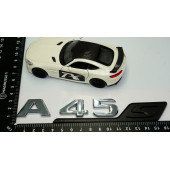 DK Benz A 45S Bagaj Siyah Krom ABS 3M 3D Yazı Logo - 4