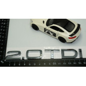 DK Audi 2.0 TDi B7 B8 B9 Krom ABS 3M 3D Bagaj Yazı Logo - 5