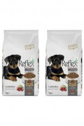 Reflex Kuzu Etli  ve Pirinçli Yavru Köpek Maması 3 Kg 2 Adet - 1