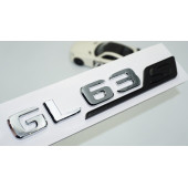 DK Tuning GL63S Bagaj Krom Siyah ABS Yazı Logo Benz İle Uyumlu - 1