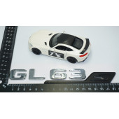 DK Tuning GL63S Bagaj Krom Siyah ABS Yazı Logo Benz İle Uyumlu - 4