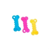 Flamingo Tırtıklı Kemik Köpek Ödül Oyuncağı 10cm (Karışık Renkli) [S] - 1