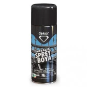 Dekor Akrilik Efektli Sprey Boya Metalik Siyah 400 ML - 4