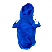 Saks mavi Adidog Kapşonlu Kedi Sweatshirt Kedi Kazağı Duo - 4