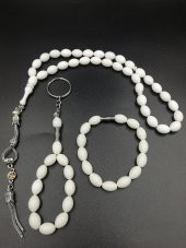 Corian (mermer) Taşı Tesbih (bileklik Ve Anahtarlık Hediyeli) - 3