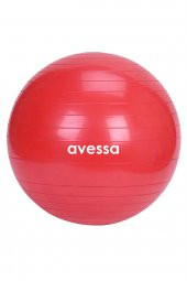 Avessa 65 Cm Pilates Topu Poşet Ambalaj BPT-65 Kırmızı - 1