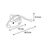 Flamingo Meranroll + Mouse Mix Kedi Oyuncağı 4,5 cm - 2