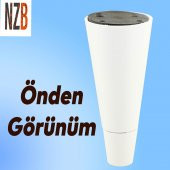 Lüks Mobilya Kanepe Sehpa TV Ünitesi Koltuk Ayağı 12 cm Beyaz Ayak - 6