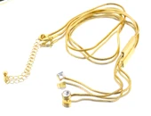 Koton Altın Renk Metal Parlak Taşlı Bayan Kolye 42 cm - 2