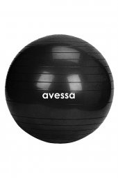 Avessa 65 Cm Pilates Topu Poşet Ambalaj BPT-65 Siyah - 1