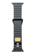 Apple Watch Ultra 49mm Uyumlu KRD-73 Şerit Tasarım Lüx Silikon Kordon - 8