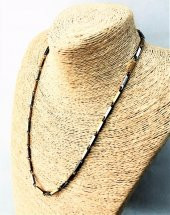 316L CERRAHİ ÇELİK GOLD/GÜMÜŞ 55 CM 3MM KALINLIK ÇELİK KOLYE-ÇKOL86 - 4