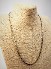316L CERRAHİ ÇELİK GOLD/GÜMÜŞ 55 CM 2MM KALINLIK ÇELİK KOLYE-ÇKOL87 - 4