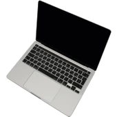 Arapca MacBook Pro Klavye Koruyucu – 13 Inc Silikon Kapak M1 M2 Uyumlu UK Ters L Enter thumbnail 10