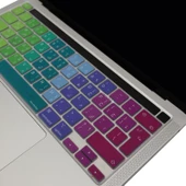 Arapça Klavye Macbook Pro Kılıf M1-M2, 13inç Dazzle (Touchbarlı) A2338 A2289 A2251 A2141 UK Enter ile Uyumlu - 4