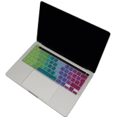 Arapça Klavye Macbook Pro Kılıf M1-M2, 13inç Dazzle (Touchbarlı) A2338 A2289 A2251 A2141 UK Enter ile Uyumlu - 6