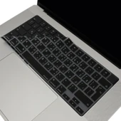 MacBook klavye koruyucu Arapça baskı silikon UK Enter Türkçe Q Air Pro 13.6 15.3 14.2 16.2 inç thumbnail 1