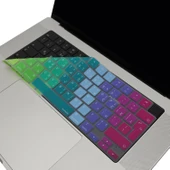 Arapça Klavye Macbook Air Pro Kılıf M1-M2-M3 Dazzle A2681 A2941 A2442 A2779 A2992 A2918 A2485 A2780 A2991 ile Uyumlu - 1