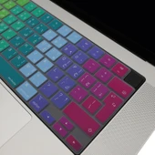 Arapça Klavye Koruyucu UK Enter MacBook Air 13 15 inç Pro 14 16 inç ile uyumlu Ultra İnce Silikon thumbnail 2