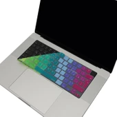 Arapça Klavye Macbook Air Pro Kılıf M1-M2-M3 Dazzle A2681 A2941 A2442 A2779 A2992 A2918 A2485 A2780 A2991 ile Uyumlu - 5