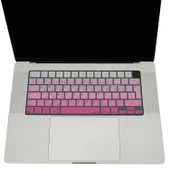 Arapça Klavye Macbook Air Pro Kılıf M1-M2-M3, Gradient A2681 A3113, A2941 A3114, A2442 A2779 A2992 A2918, A2485 A2780 A2991 ile Uyumlu - 3