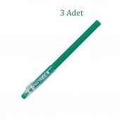 Pilot Frixion Ball Stick Roller Silinebilir Jel Kalem 0.7 mm Yeşil F18-G 3 Adet - 1
