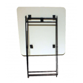 Tubix Masa Sandalye Katlanır Bistro Takımı 60cm Kare - 3
