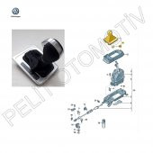 Passat B7 Dsg Otomatik Vites Topuzu Ve Körüğü 3AB713203E - 2