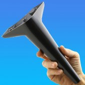 Lüks Mobilya Kanepe Sehpa TV Ünitesi Koltuk Ayağı 24 cm Siyah Baza Ayak thumbnail 3