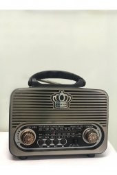 Everton Rt-830 Güneş Enerjili Panelli Bluetooth Fm-usb-Tf Card-Aux Nostaljik Radyo - 1