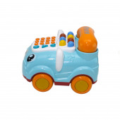 Sevimli Telefon Işıklı Sesli Klasik Telefon Turkuaz - 2